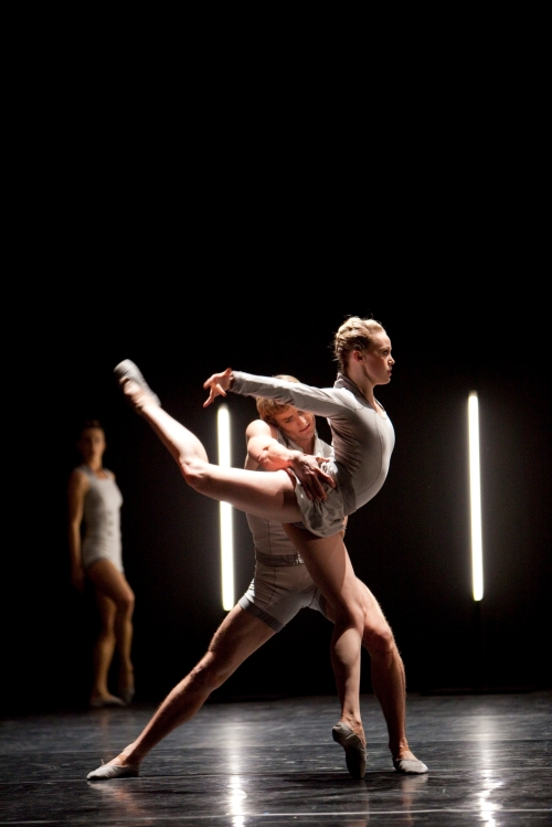 Dusty Button and Aaron Robison in BRB's The Centre and its Opposite Photo: Bill Cooper Source: BRB ©